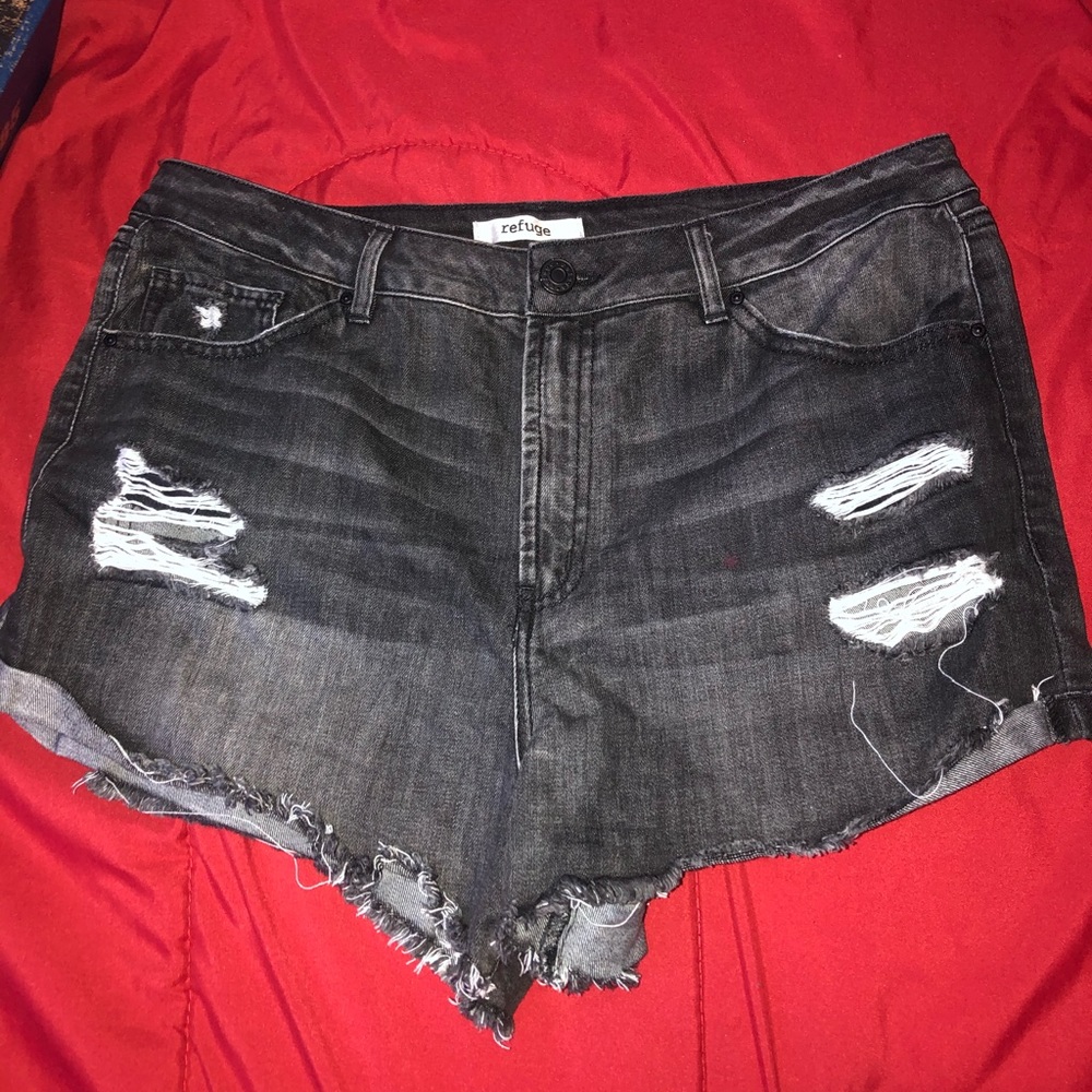 Denim shorts